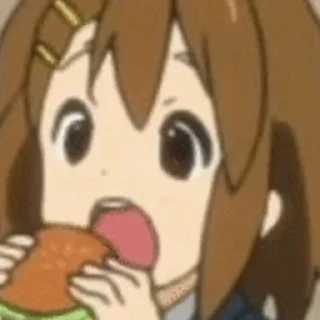 🍔 emoji k-on!! Telegram sticker 6 of 53