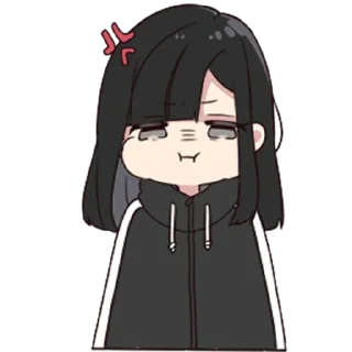 😤 emoji Набор сенпая Telegram sticker 13 of 120