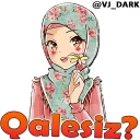 😊 emoji 🔱MUSLIMA🔱 @VJ_DarK Telegram sticker 5 of 98