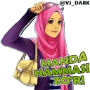 😎 emoji 🔱MUSLIMA🔱 @VJ_DarK Telegram sticker 18 of 98