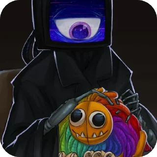 🫥 emoji 𝒀𝑨𝑹𝑵𝑨𝑩𝒀 ^_^ @SPoppyPlaytime Telegram sticker 14 of 32