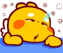 😩 emoji QooBee Agapi :: @line_stickers Telegram sticker 23 of 40