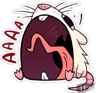 🙂 emoji КРЫСА V2 Telegram sticker 5 of 20