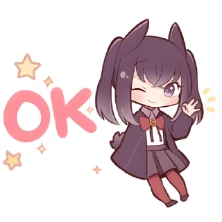👌 emoji Чёрная зайка @Nyasticks Telegram sticker 12 of 41