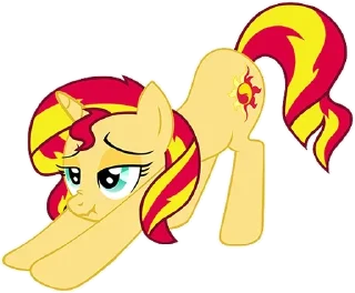 😴 emoji Sunset Shimmer ➩ @Earth928B Telegram sticker 17 of 25