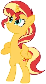 🙃 emoji Sunset Shimmer ➩ @Earth928B Telegram sticker 5 of 25
