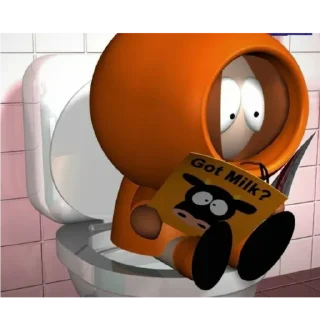 🚽 emoji Південний парк Telegram sticker 10 of 114