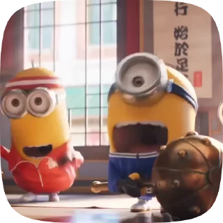 Sticker from 🍌 - minions ; @helpfrteodora