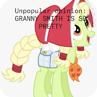 🥰 emoji Granny Smith /@lx_zyr Telegram sticker 13 of 24