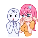 🤗 emoji Chan Telegram sticker 22 of 27