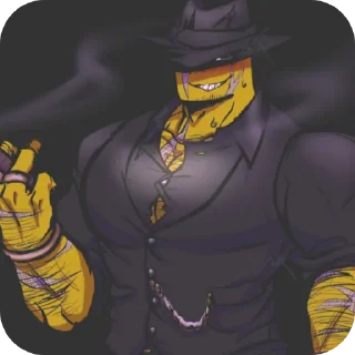 🦸 emoji Mafioso💛🎩||CR:NiN__official (X)|| Telegram sticker 24 of 50
