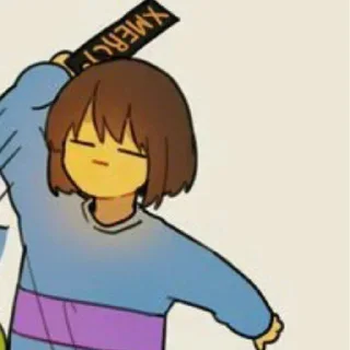 Sticker from ғʀɪsᴋ ʙʏ :  @stickers_undertale