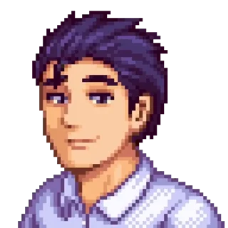 Sticker from Stardew Valley Victor by @kurpix