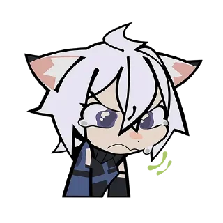 😢 emoji ᰔСетеЖеКотеᰔ Telegram sticker 15 of 120