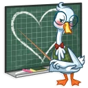 ❤ emoji Mr. Goose Telegram sticker 8 of 30