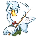 😏 emoji Mr. Goose Telegram sticker 10 of 30