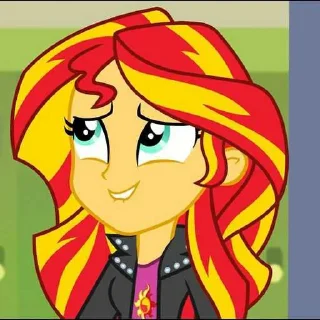 😁 emoji Sunset Shimmer Telegram sticker 12 of 117