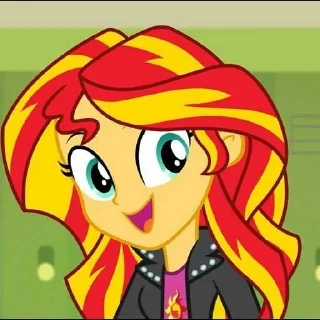😭 emoji Sunset Shimmer Telegram sticker 16 of 117