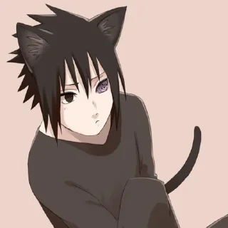 🥹 emoji Catboy Sasukr ➡️ @Ctikerubot Telegram sticker 8 of 23