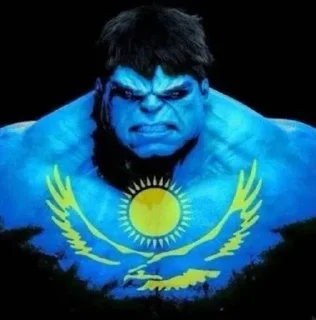 😡 emoji Алга Казахстан! 🇰🇿 Telegram sticker 11 of 15