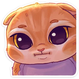 🫤 emoji Котик Telegram sticker 22 of 47