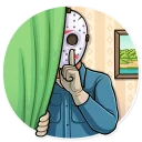 🤫 emoji Jason Voorhees Telegram sticker 11 of 30