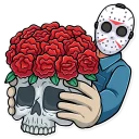 💐 emoji Jason Voorhees Telegram sticker 18 of 30