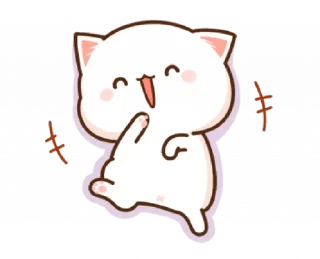 Sticker from Mochi–Mochi Peach Cat
