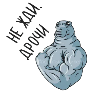 💪 emoji Всратые Стикеры @r_o_o_m Telegram sticker 23 of 120