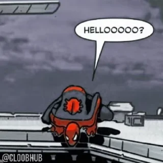 👋 emoji @CLOOBHUB ⌥ SPIDER-VERSE ЧЕЛОВЕК-ПАУК СТИКЕРЫ ТГ Telegram sticker 20 of 25