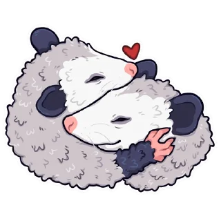 Sticker from awesomepossum (@kotypic)