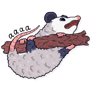 🅰️ emoji awesomepossum (@kotypic) Telegram sticker 5 of 30