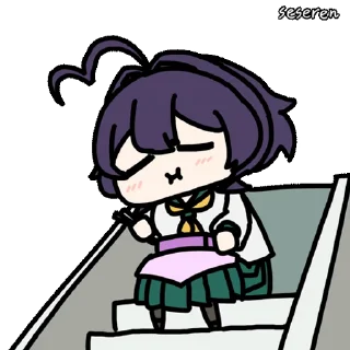 😋 emoji Seseren Magical Girl Становясь Волшебницей Telegram sticker 9 of 20