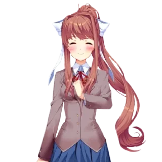 ☺️ emoji Doki doki literature club Telegram sticker 5 of 41