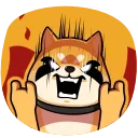 😡 emoji Бака Акио @TgSticker Telegram sticker 16 of 48