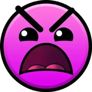 😩 emoji Geometry Dash Telegram sticker 6 of 24