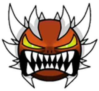 🤬 emoji Geometry dash Telegram sticker 11 of 11