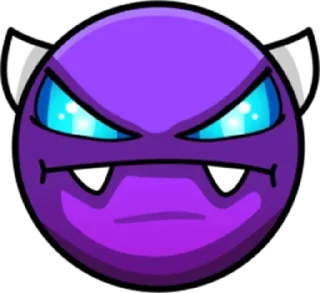 👿 emoji Geometry dash Telegram sticker 6 of 11