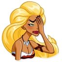 🤦‍♀️ emoji Wild Woman Telegram sticker 11 of 35