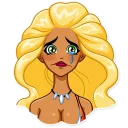 😢 emoji Wild Woman Telegram sticker 15 of 35