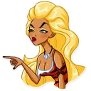 👈 emoji Wild Woman Telegram sticker 24 of 35