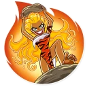 😡 emoji Wild Woman Telegram sticker 23 of 35