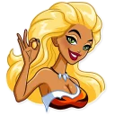 👌 emoji Wild Woman Telegram sticker 20 of 35