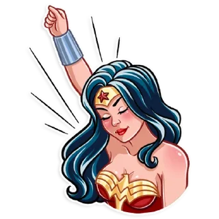 ✊ emoji Wonder Woman Telegram sticker 14 of 25