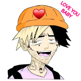Sticker from Lil Peep