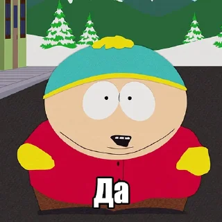 Sticker from South Park