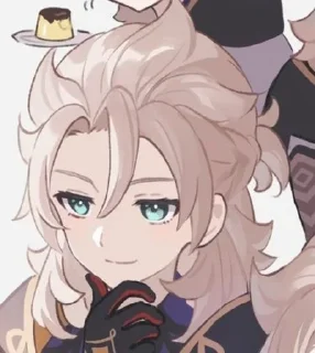 ✨️ emoji Альбедо✨️ Telegram sticker 23 of 28