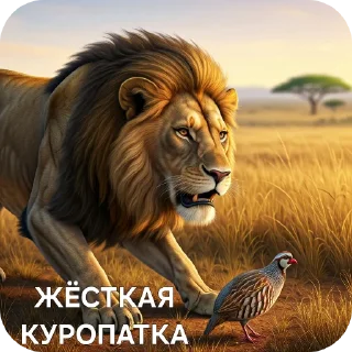 🐎 emoji КУРОПАТКИ Telegram sticker 8 of 21