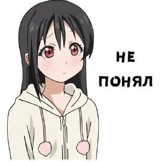 😕 emoji 🙀Anime @stickersb2b Telegram sticker 23 of 66