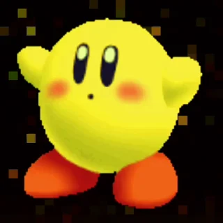 Sticker from Kirby